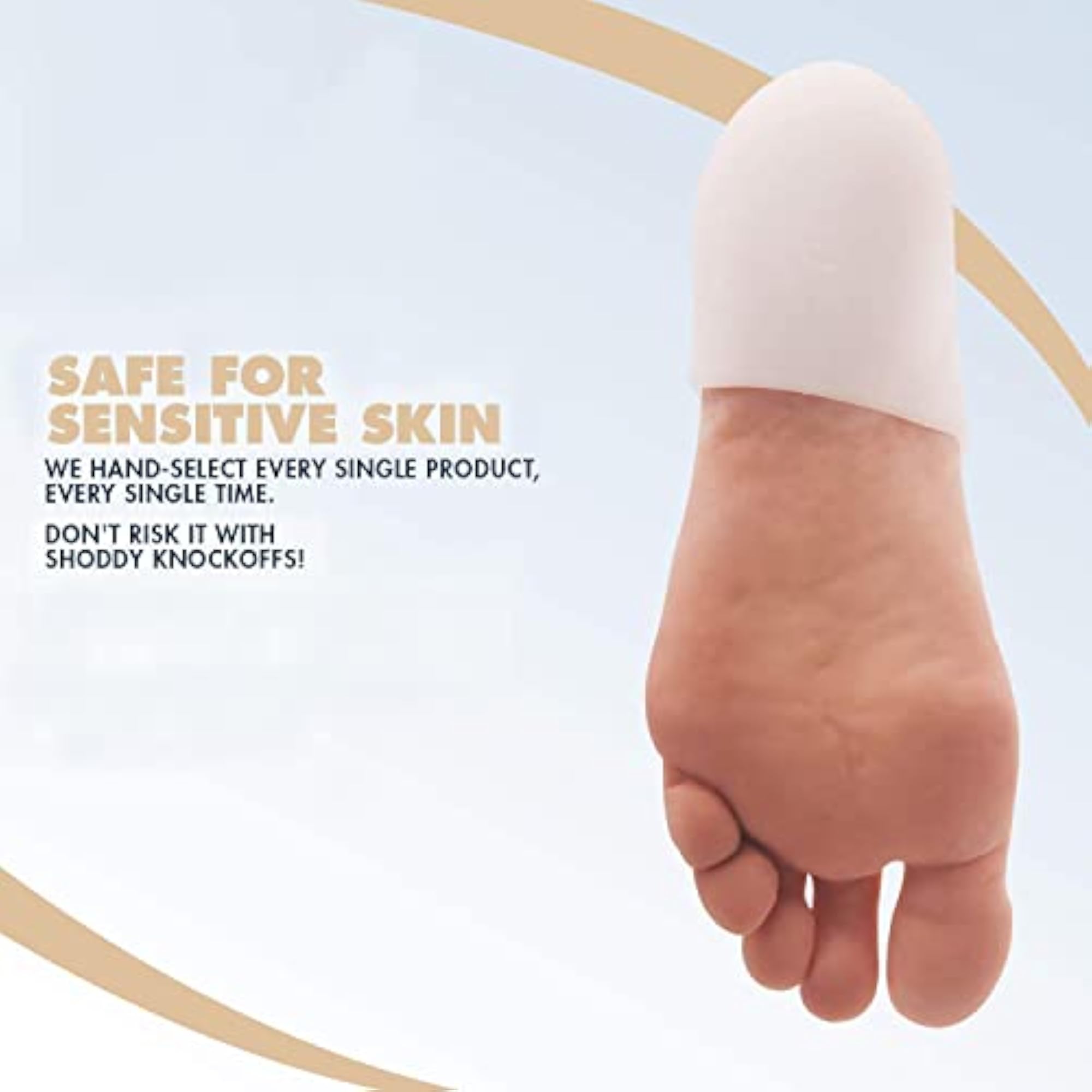 Silicone Gel Heel Pad Socks for Pain Relief